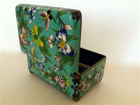 metal mesh trinket box enamel|Metal Trinket Box With Enamel .